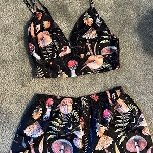 Cora moon mushroom/bird set